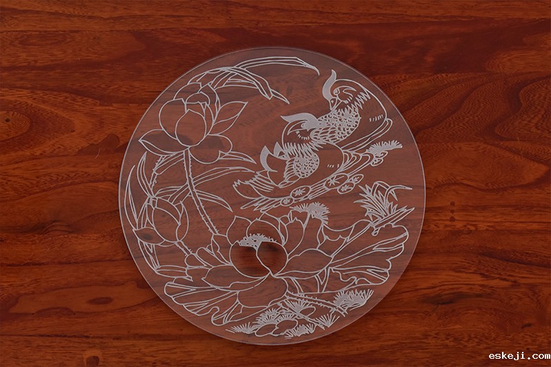 亚克力雕刻实拍